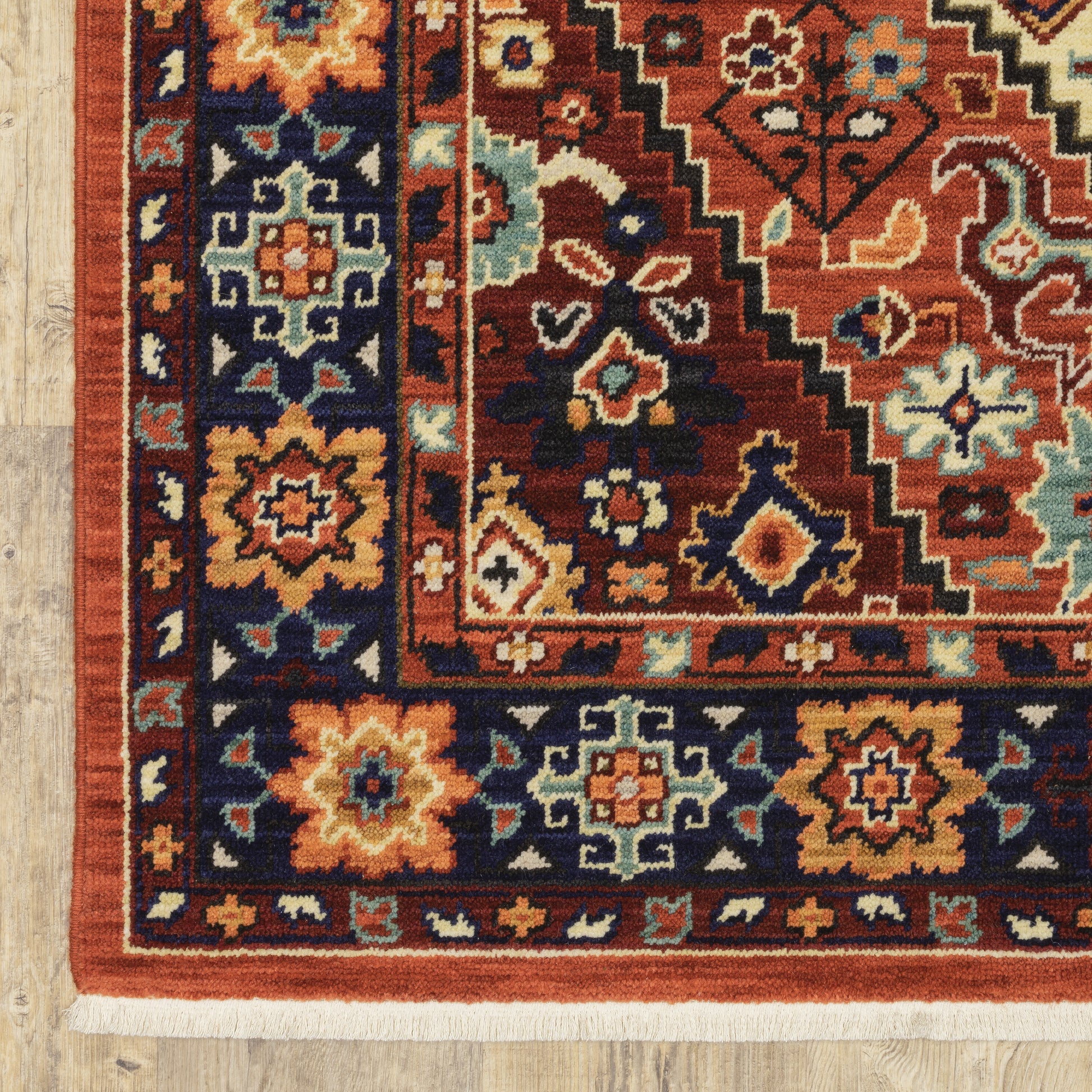Oriental Weavers Lilihan  Red Blue Traditional