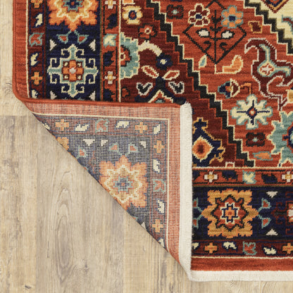 Oriental Weavers Lilihan  Red Blue Traditional
