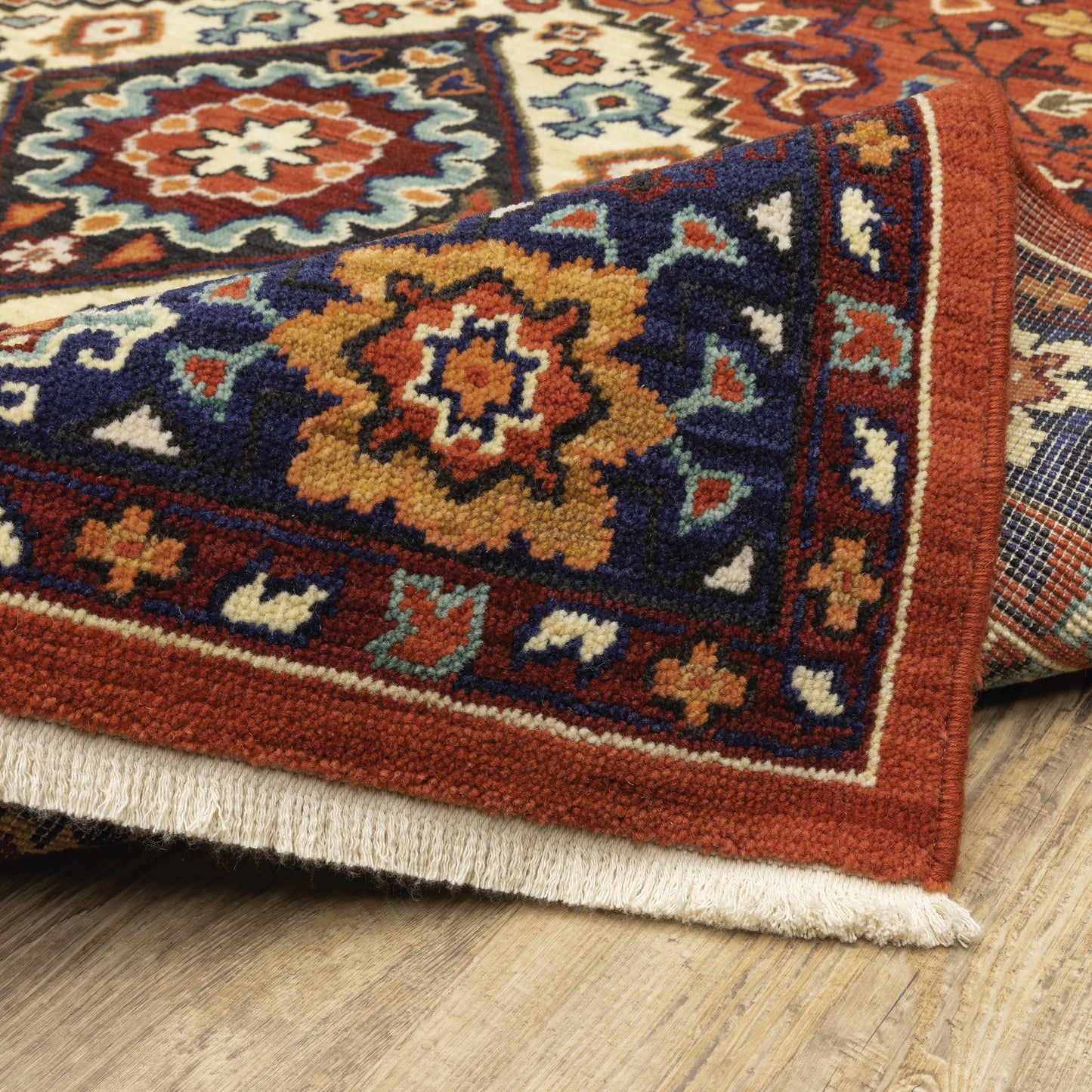 Oriental Weavers Lilihan  Red Blue Traditional