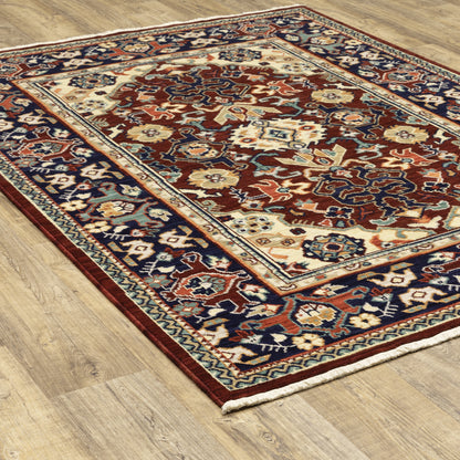 Oriental Weavers Lilihan  Red Blue Traditional