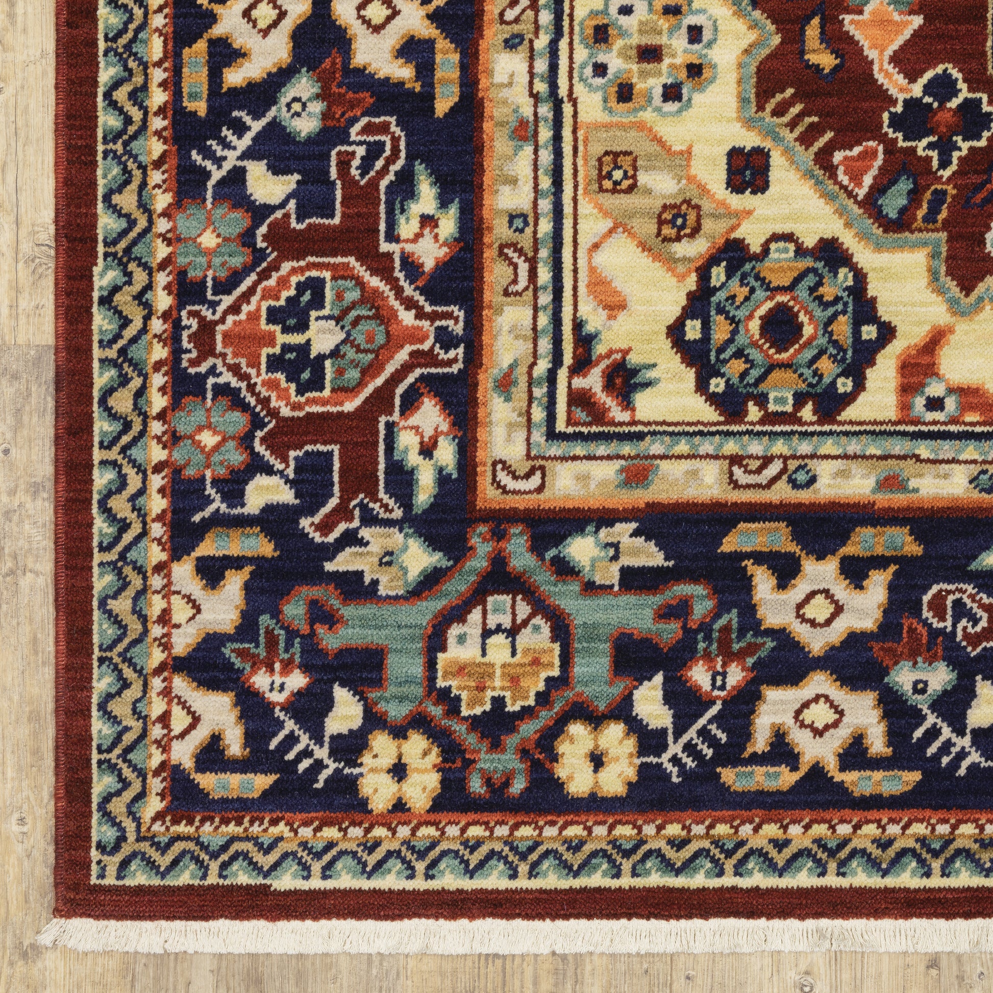 Oriental Weavers Lilihan  Red Blue Traditional