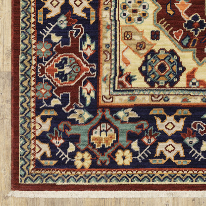 Oriental Weavers Lilihan  Red Blue Traditional
