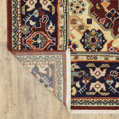 Oriental Weavers Lilihan  Red Blue Traditional