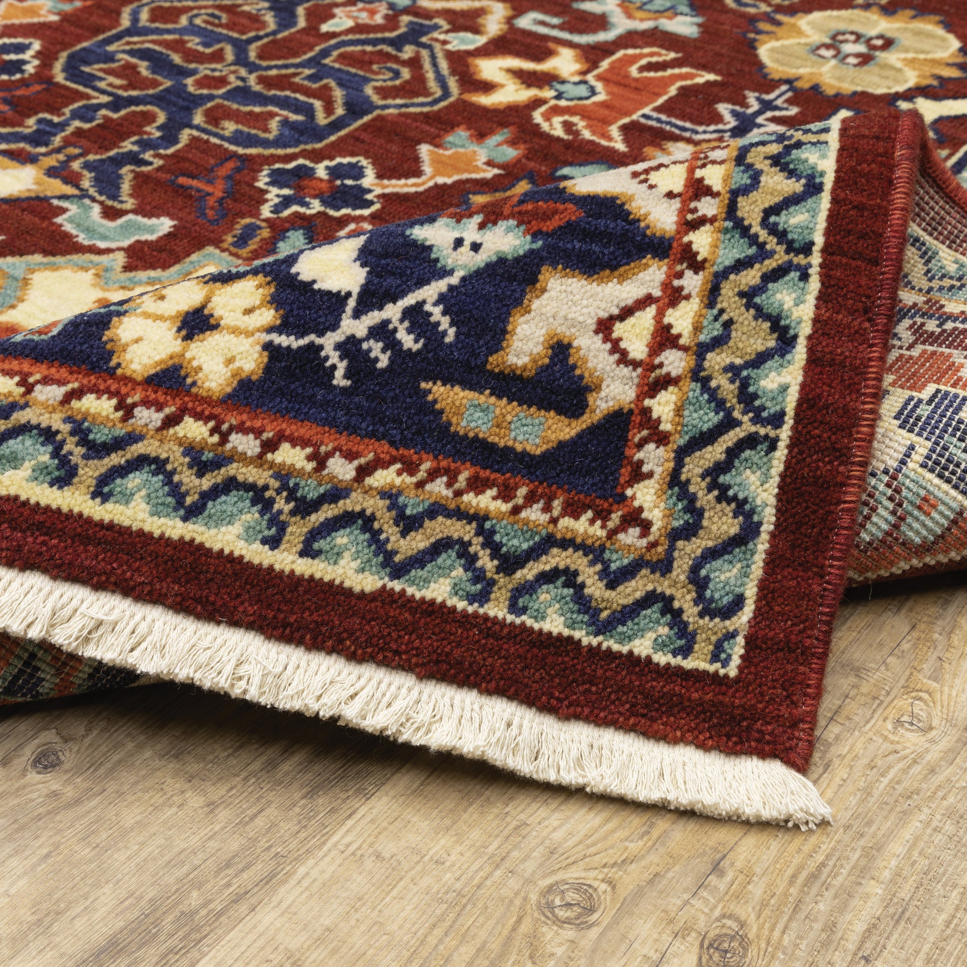Oriental Weavers Lilihan  Red Blue Traditional