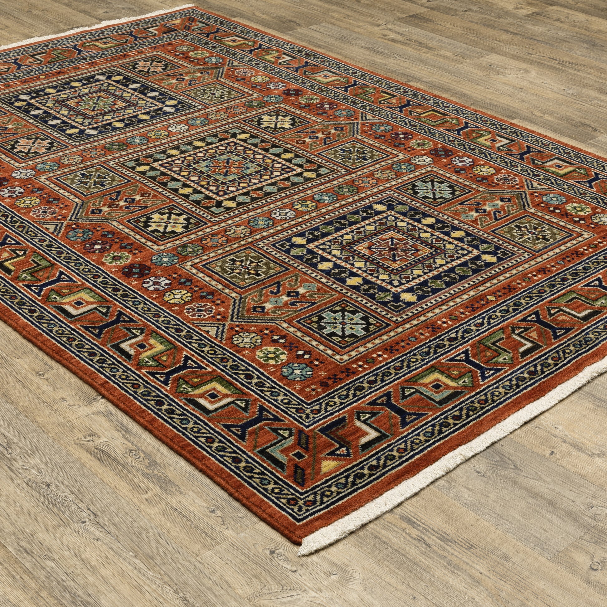 Oriental Weavers Lilihan  Red Blue Traditional