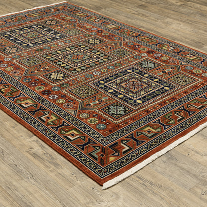 Oriental Weavers Lilihan  Red Blue Traditional