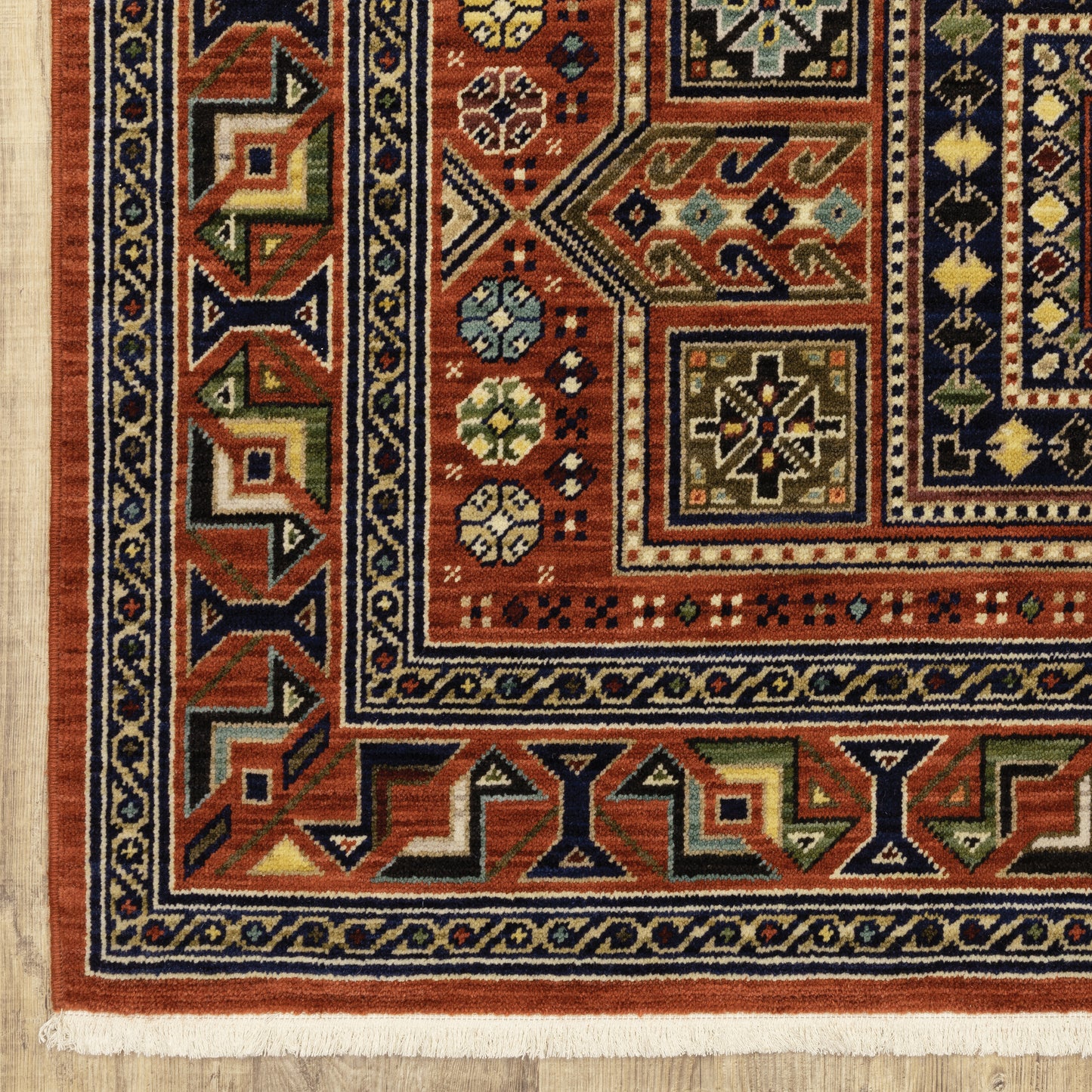 Oriental Weavers Lilihan  Red Blue Traditional
