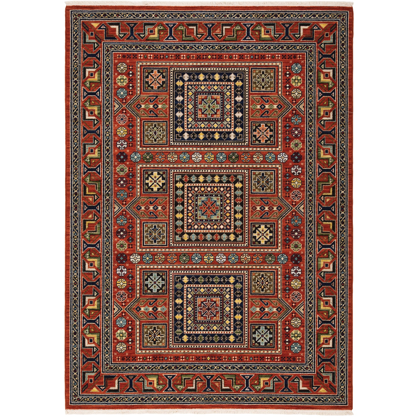Oriental Weavers Lilihan  Red Blue Traditional