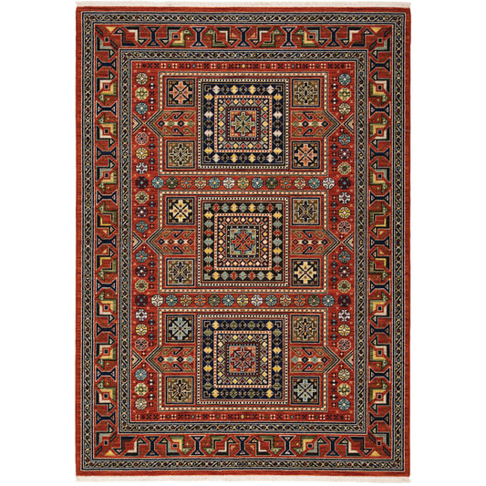 Oriental Weavers Lilihan  Red Blue Traditional