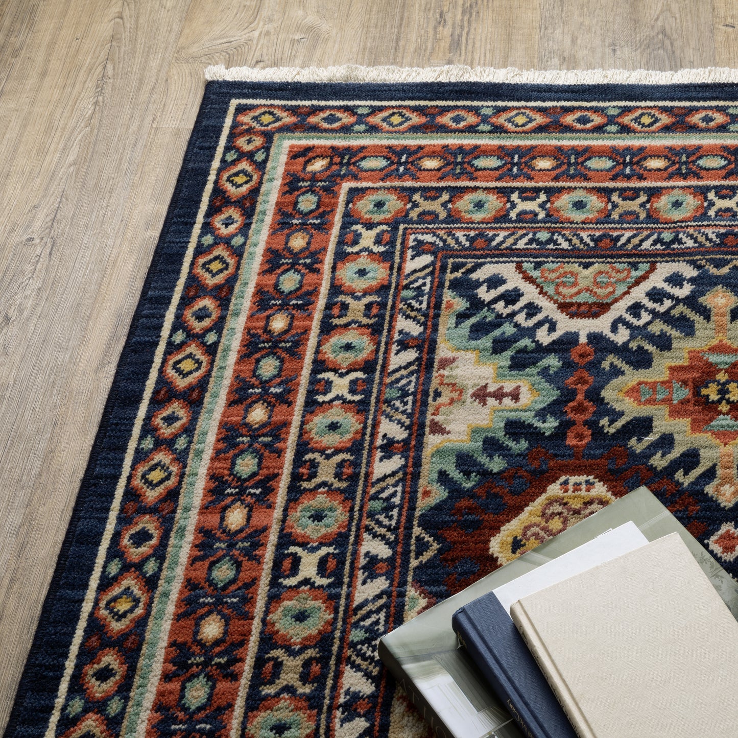 Oriental Weavers Lilihan  Navy Multi Traditional