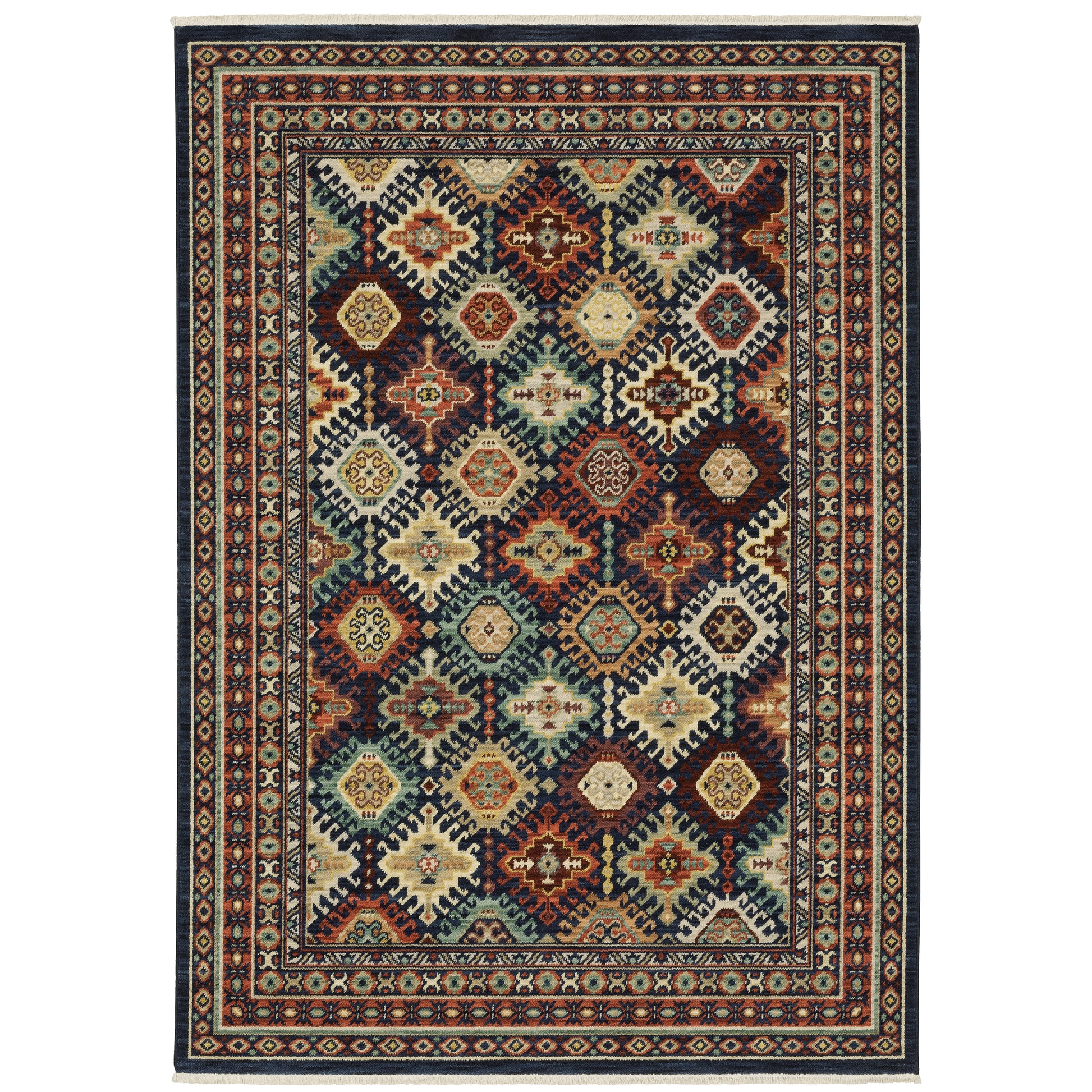 Oriental Weavers Lilihan  Navy Multi Traditional