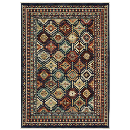 Oriental Weavers Lilihan  Navy Multi Traditional
