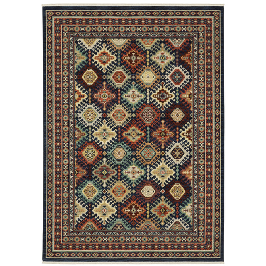Oriental Weavers Lilihan  Navy Multi Traditional