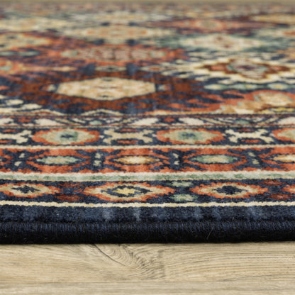 Oriental Weavers Lilihan  Navy Multi Traditional