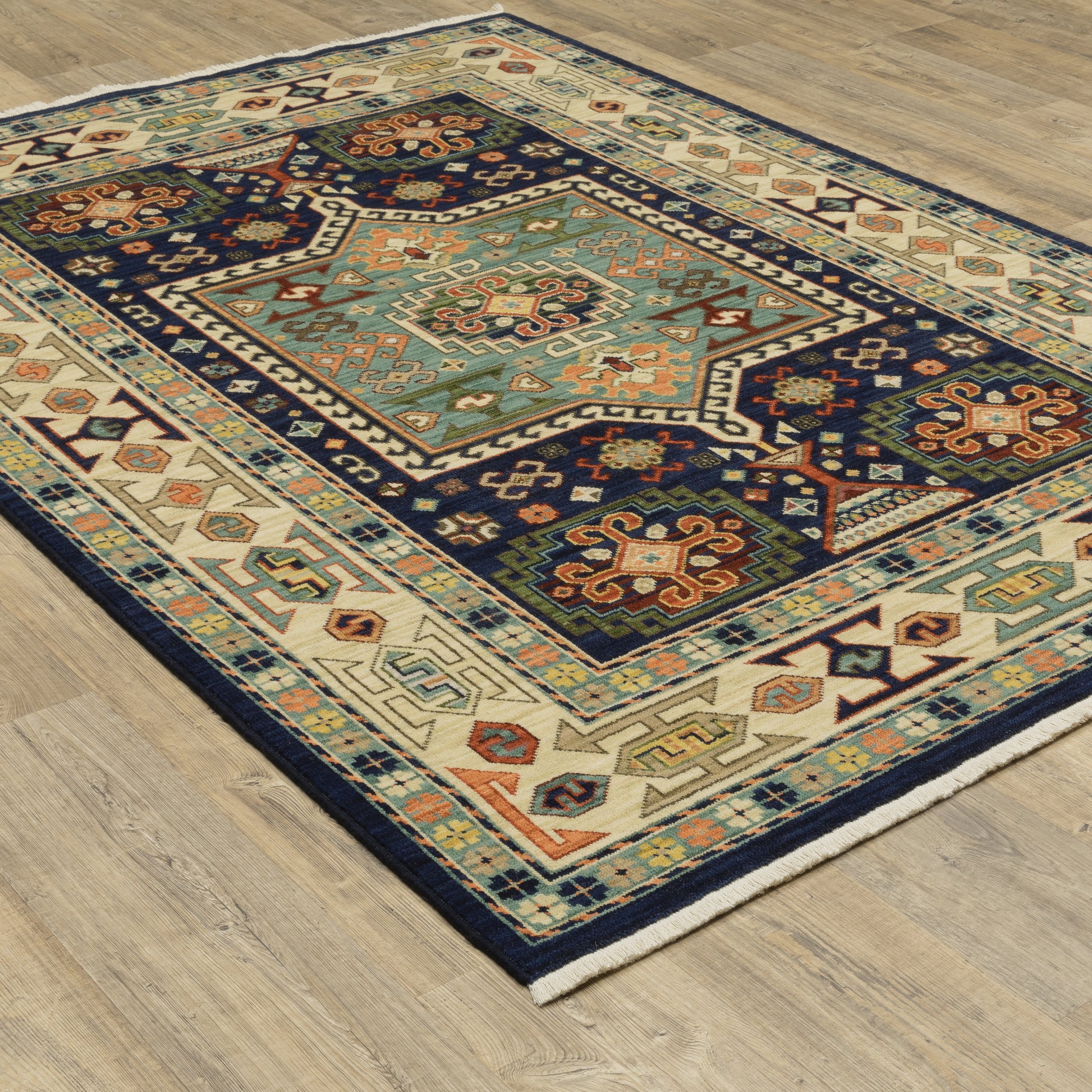 Oriental Weavers Lilihan  Blue Ivory Traditional