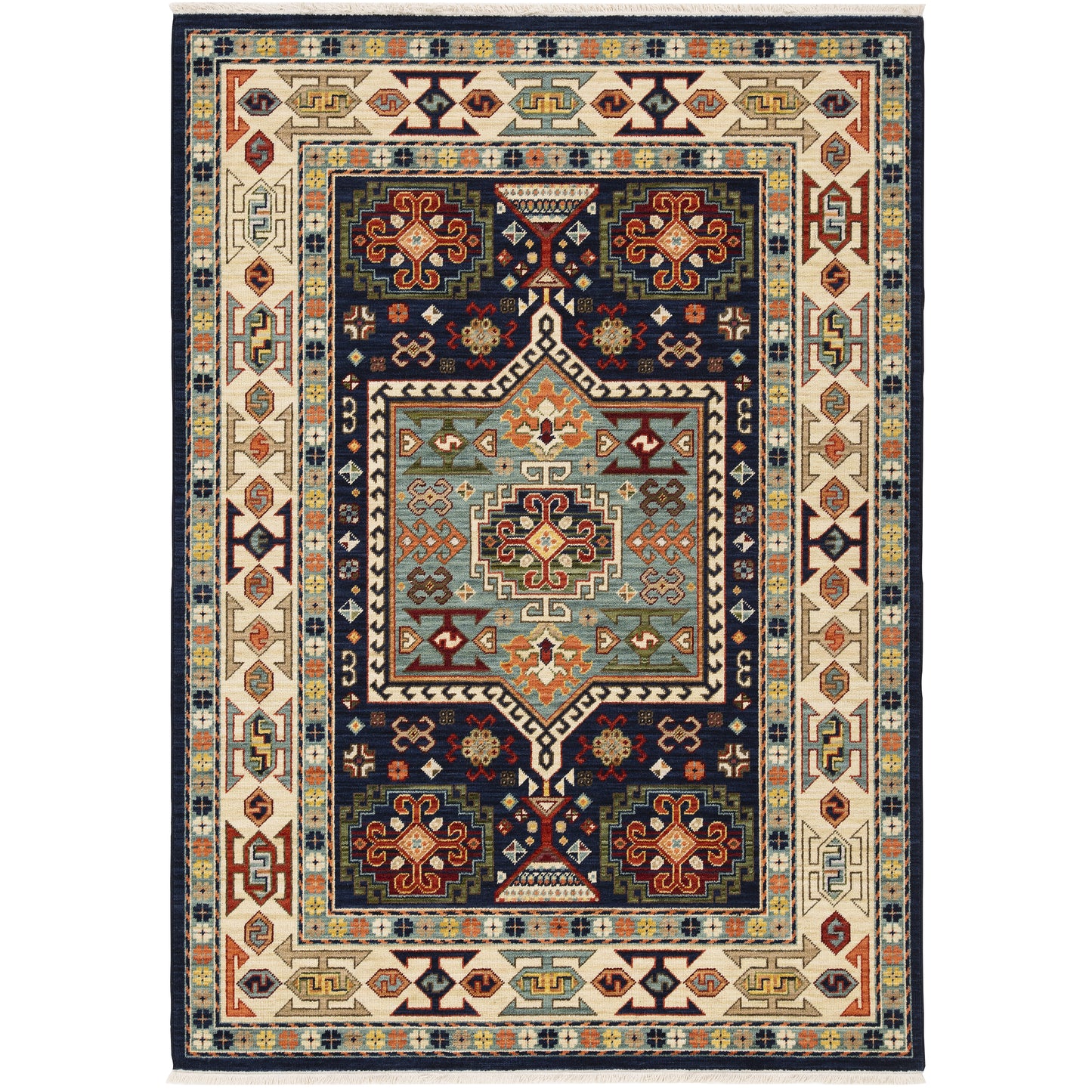 Oriental Weavers Lilihan  Blue Ivory Traditional