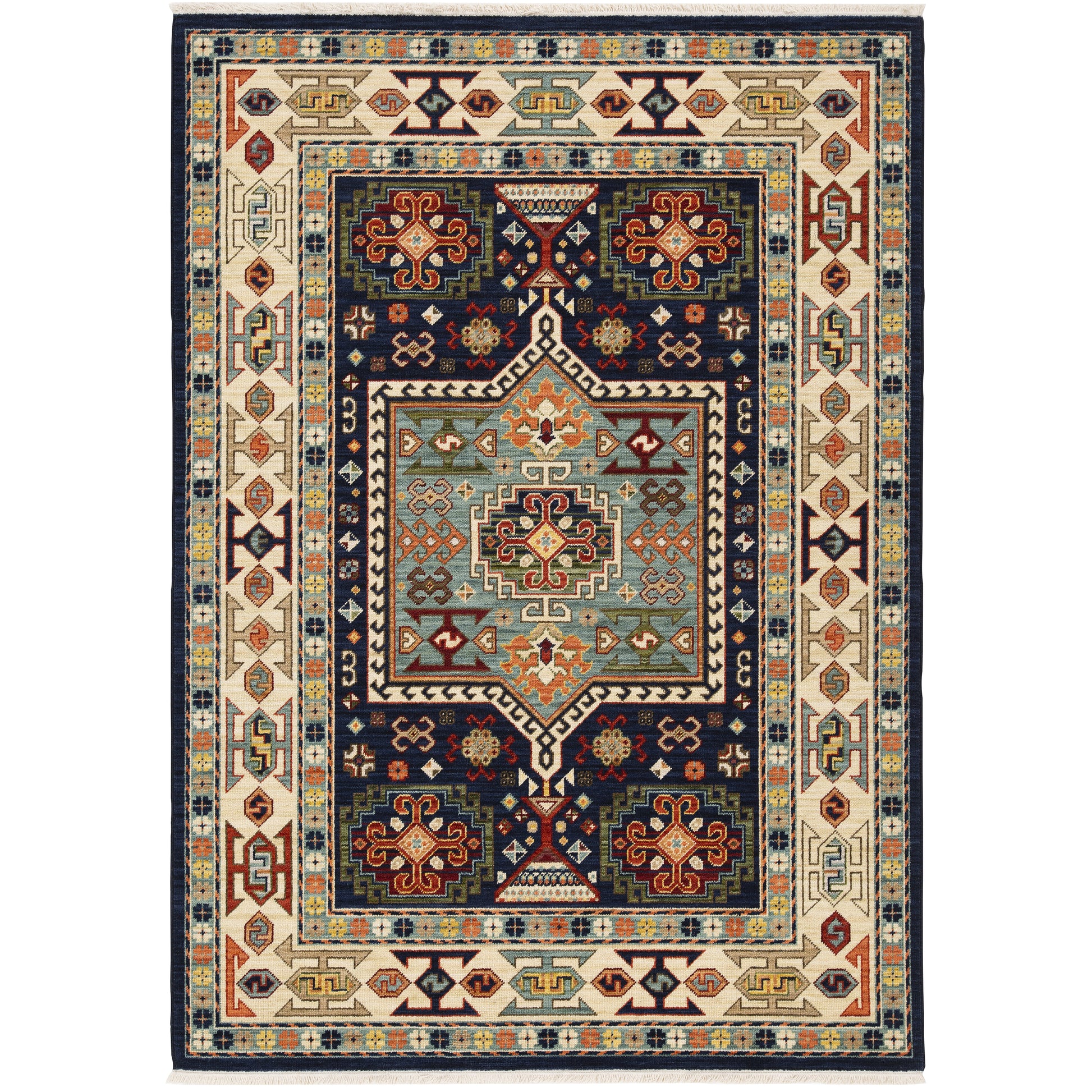 Oriental Weavers Lilihan  Blue Ivory Traditional