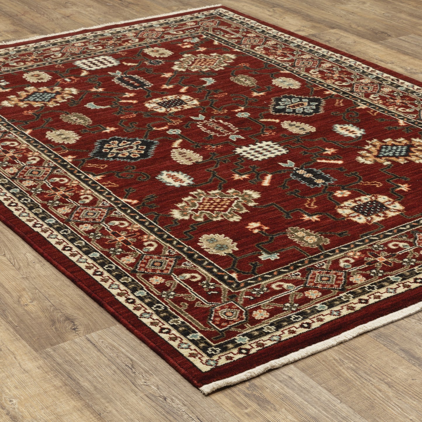 Oriental Weavers Lilihan  Red Black Traditional
