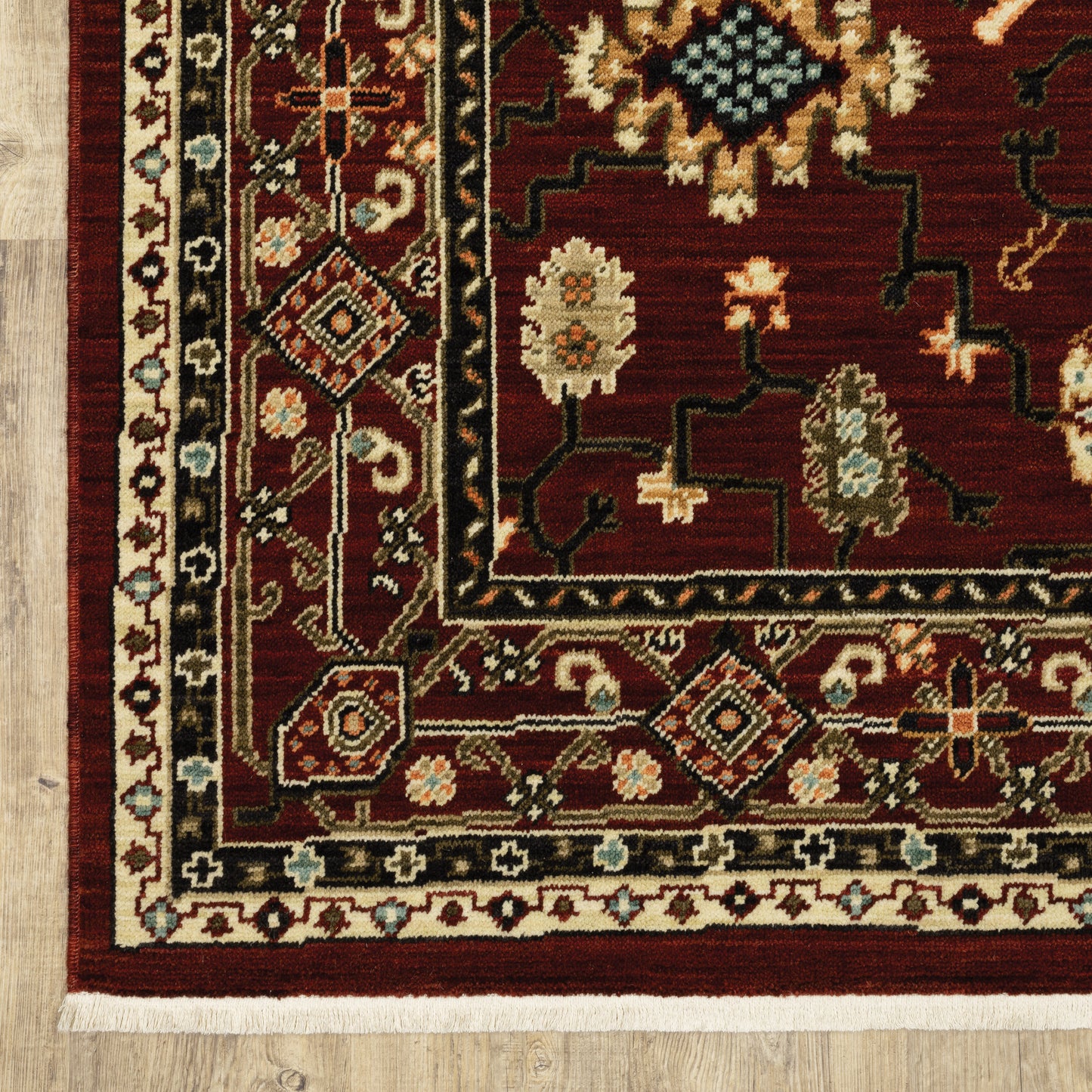 Oriental Weavers Lilihan  Red Black Traditional