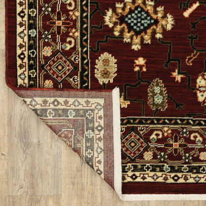 Oriental Weavers Lilihan  Red Black Traditional