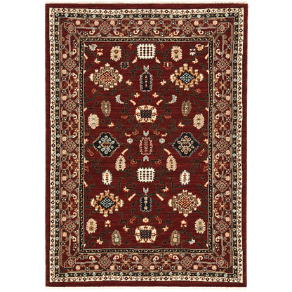 Oriental Weavers Lilihan  Red Black Traditional