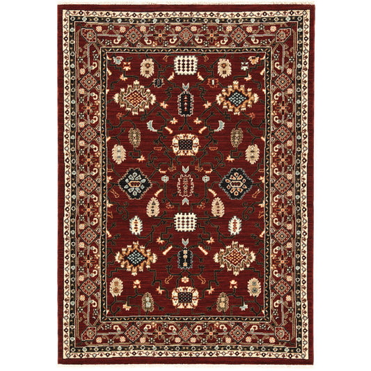 Oriental Weavers Lilihan  Red Black Traditional