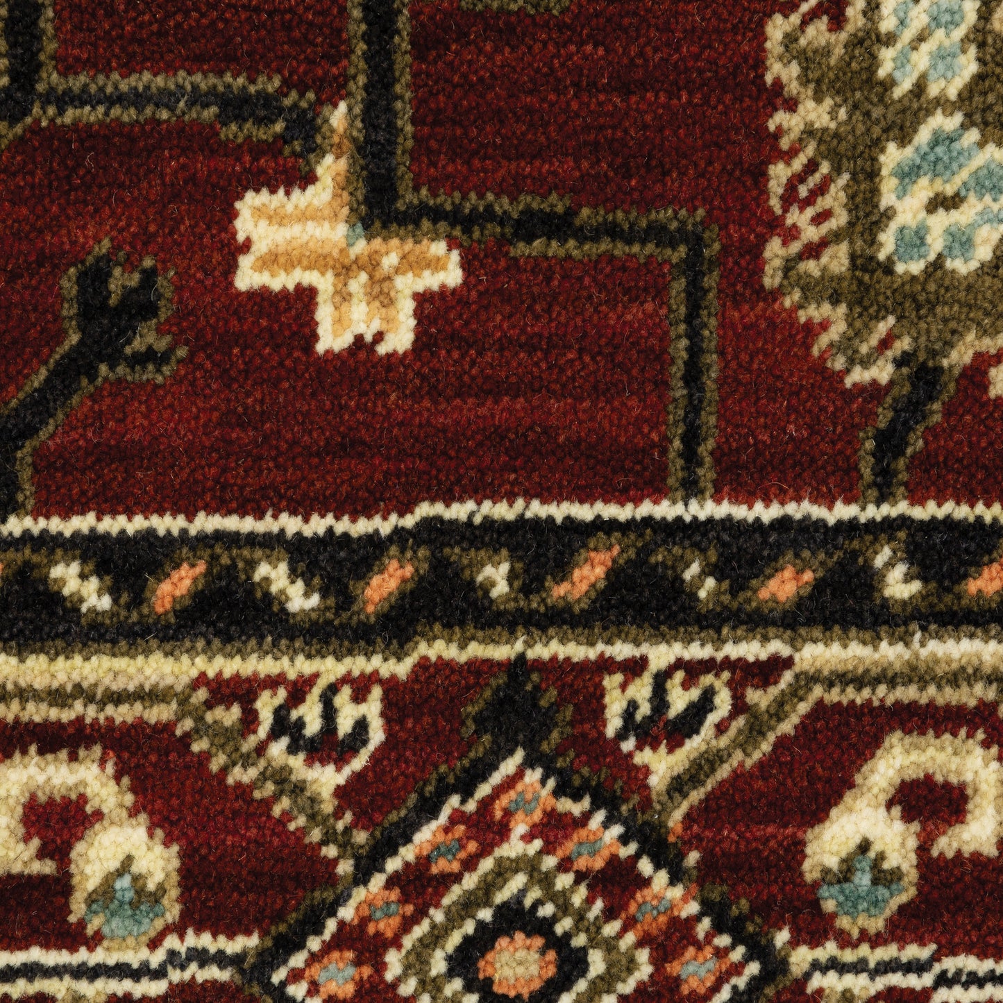 Oriental Weavers Lilihan  Red Black Traditional