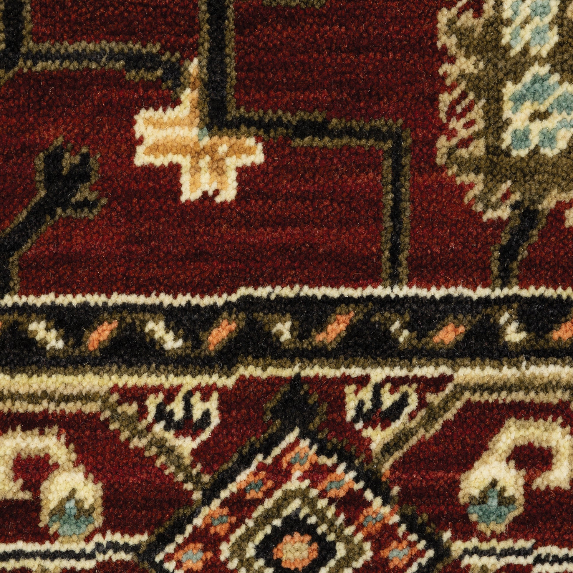 Oriental Weavers Lilihan  Red Black Traditional