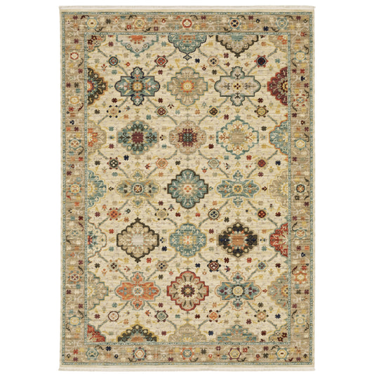 Oriental Weavers Lilihan  Beige Multi Traditional