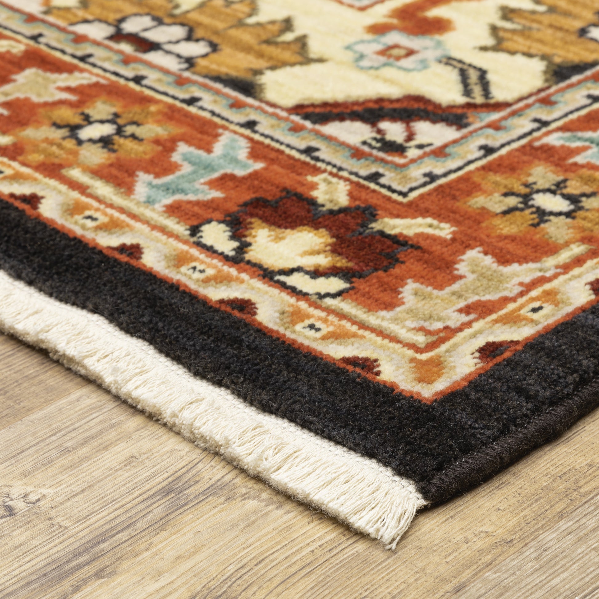 Oriental Weavers Lilihan  Black Orange Traditional