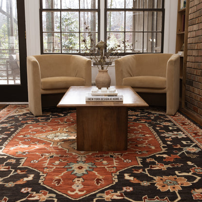 Oriental Weavers Lilihan  Black Orange Traditional