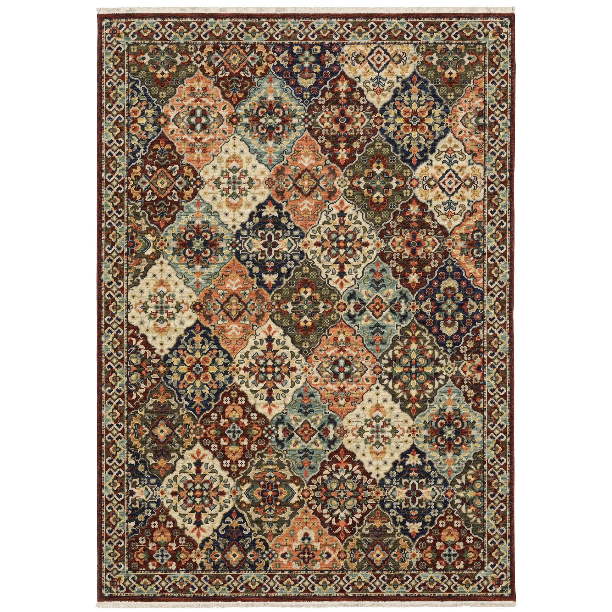 Oriental Weavers Lilihan  Red Multi Traditional