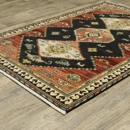 Oriental Weavers Lilihan  Charcoal Multi Southwestern