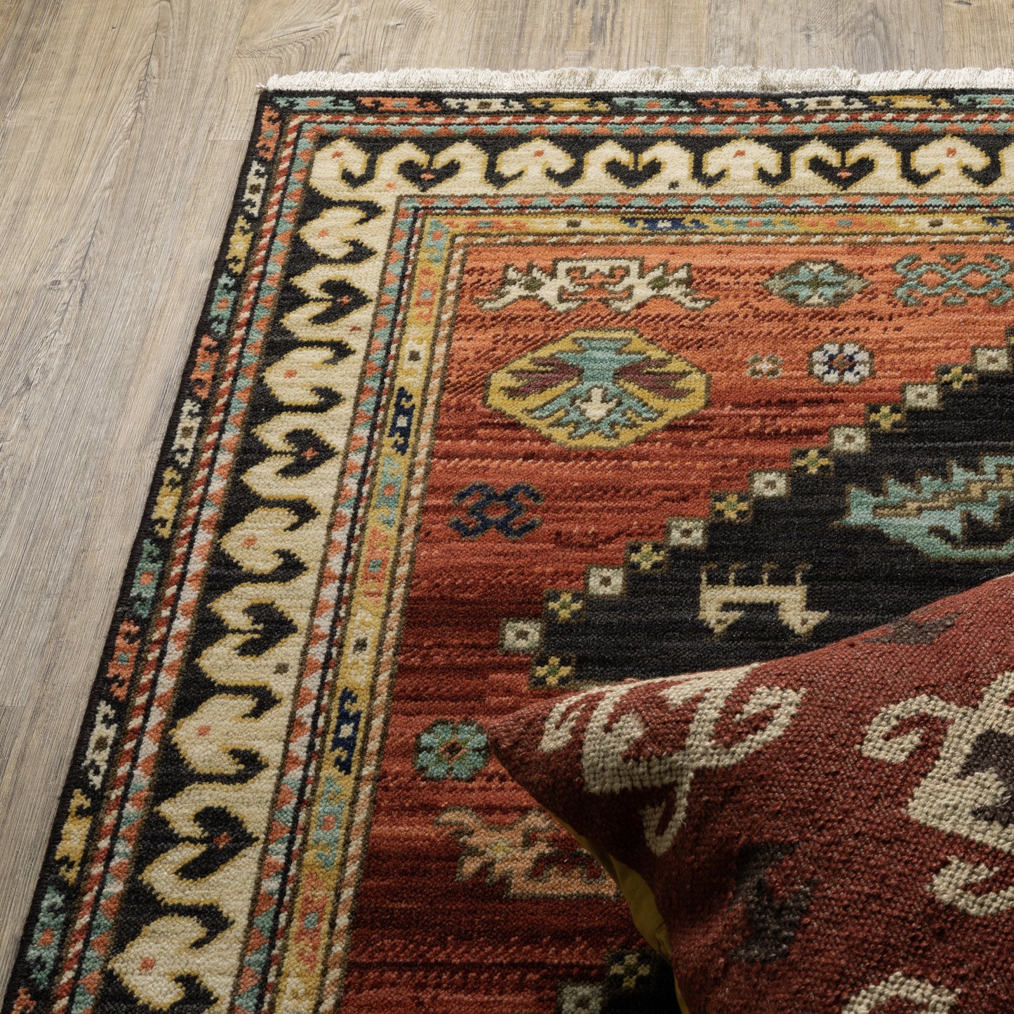 Oriental Weavers Lilihan  Charcoal Multi Southwestern