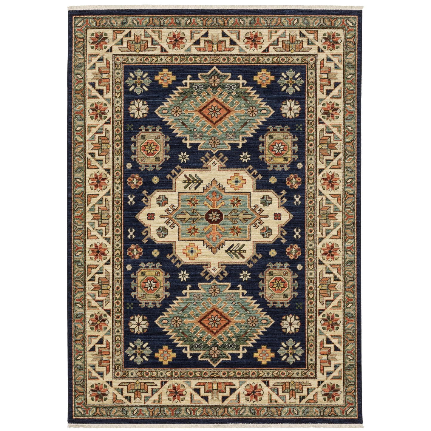 Oriental Weavers Lilihan  Navy Multi Southwestern