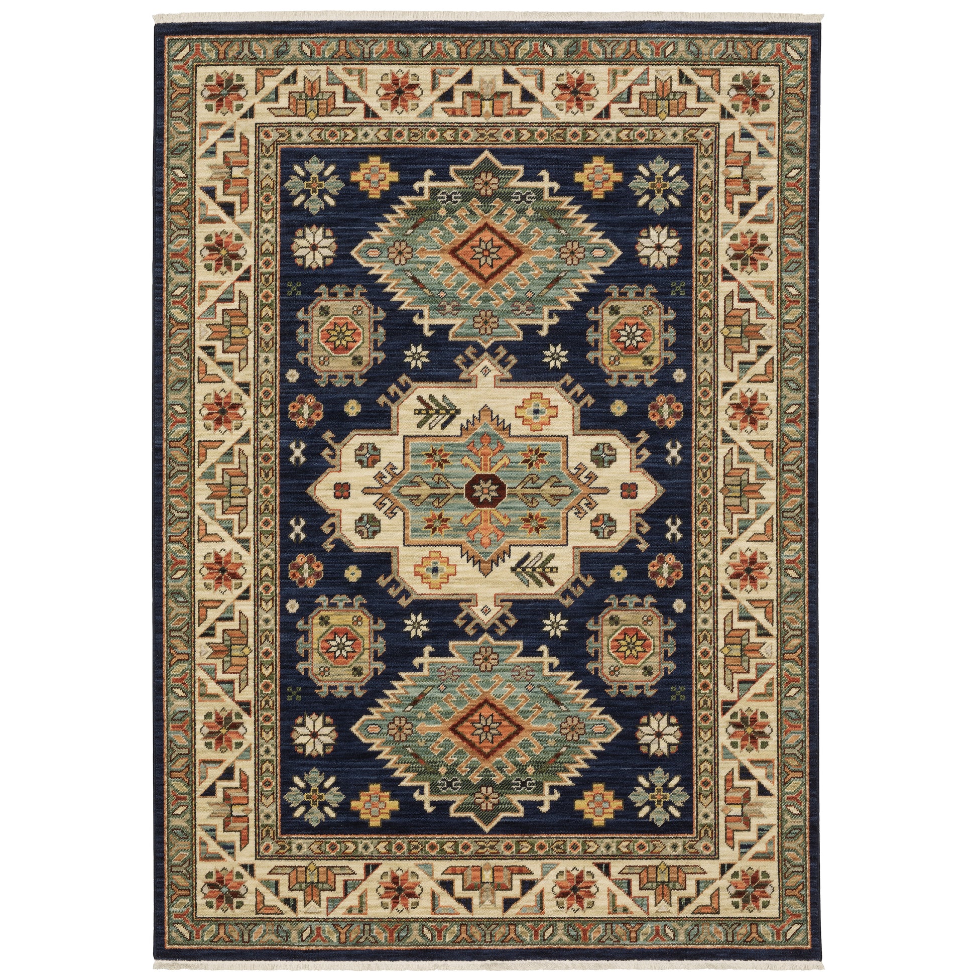 Oriental Weavers Lilihan  Navy Multi Southwestern