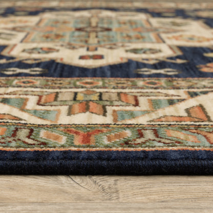 Oriental Weavers Lilihan  Navy Multi Southwestern