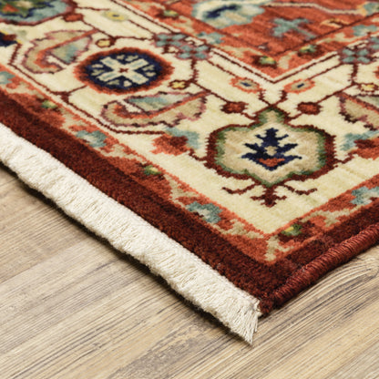 Oriental Weavers Lilihan  Red Ivory Traditional