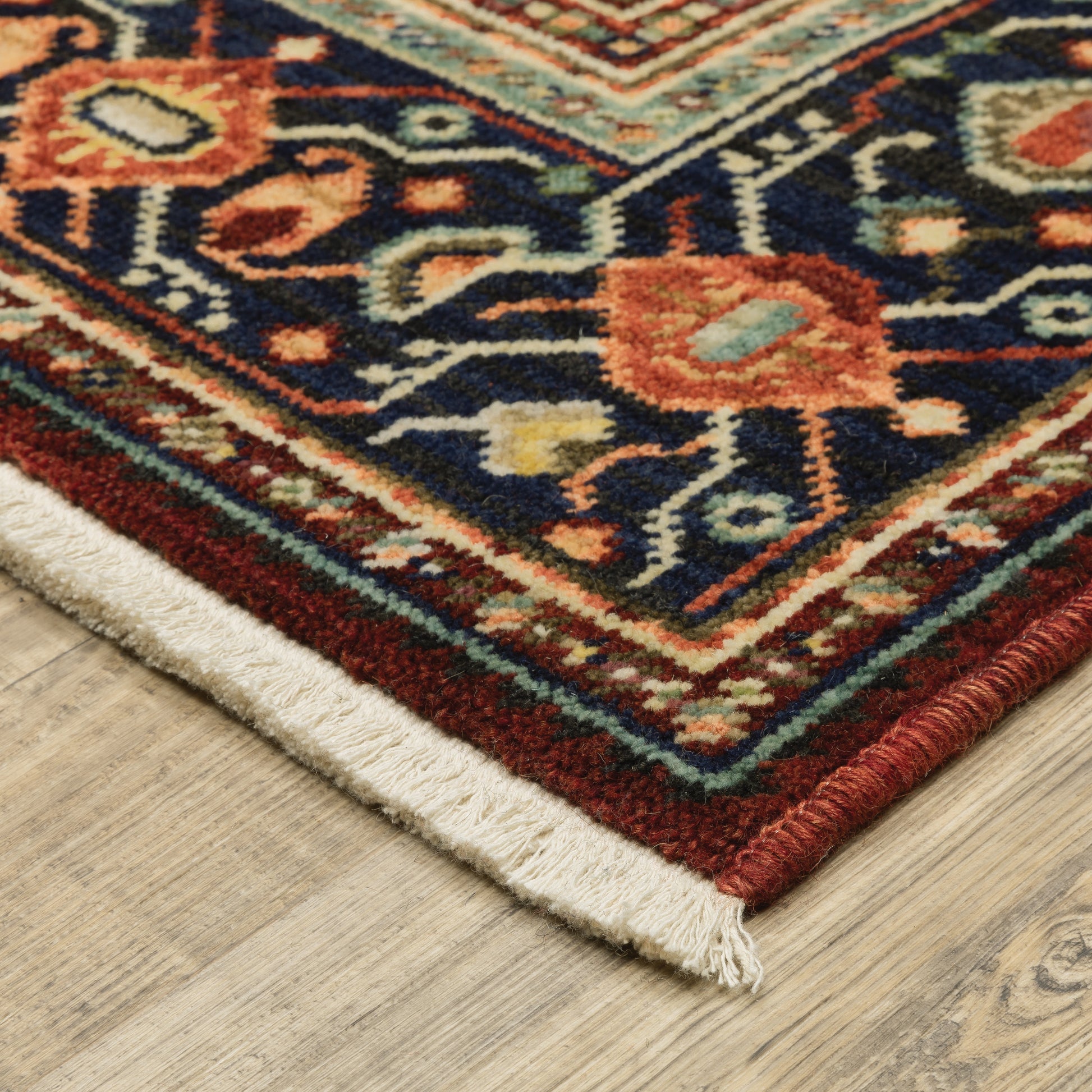 Oriental Weavers Lilihan  Red Blue Traditional