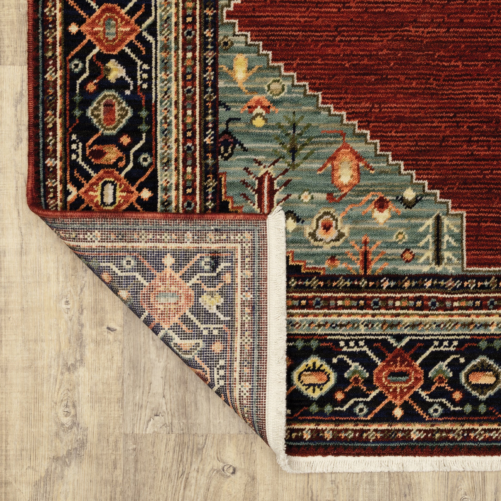 Oriental Weavers Lilihan  Red Blue Traditional