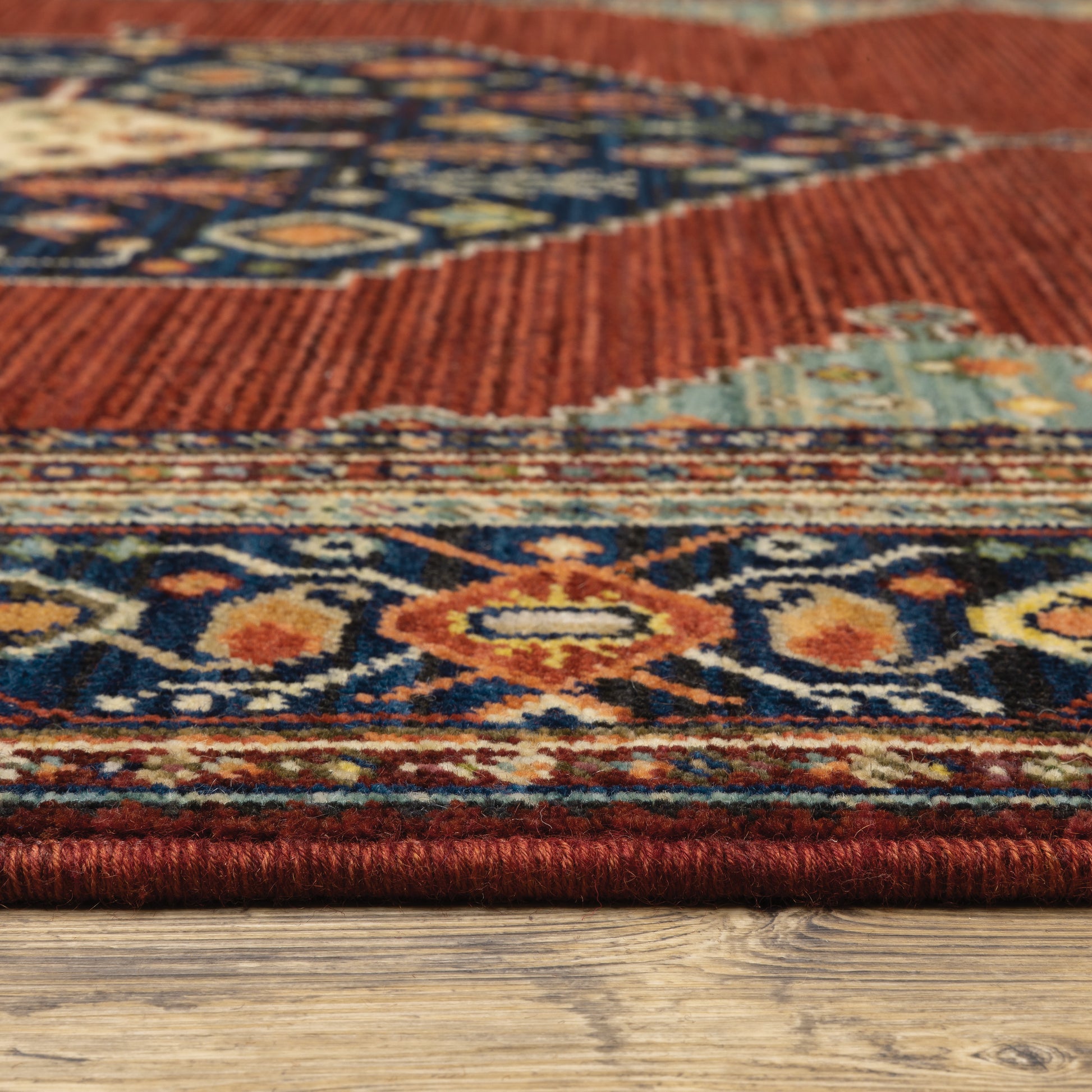Oriental Weavers Lilihan  Red Blue Traditional