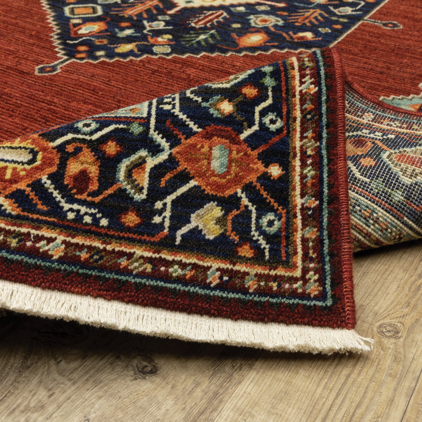 Oriental Weavers Lilihan  Red Blue Traditional