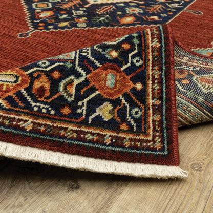 Oriental Weavers Lilihan  Red Blue Traditional