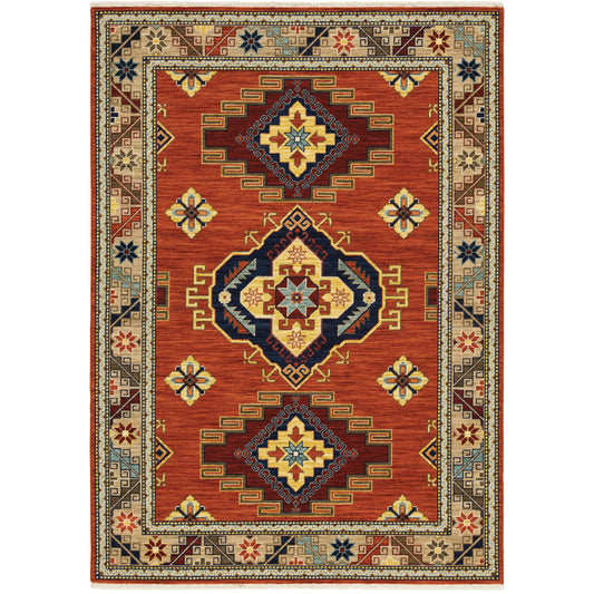 Oriental Weavers Lilihan  Red Gold Traditional