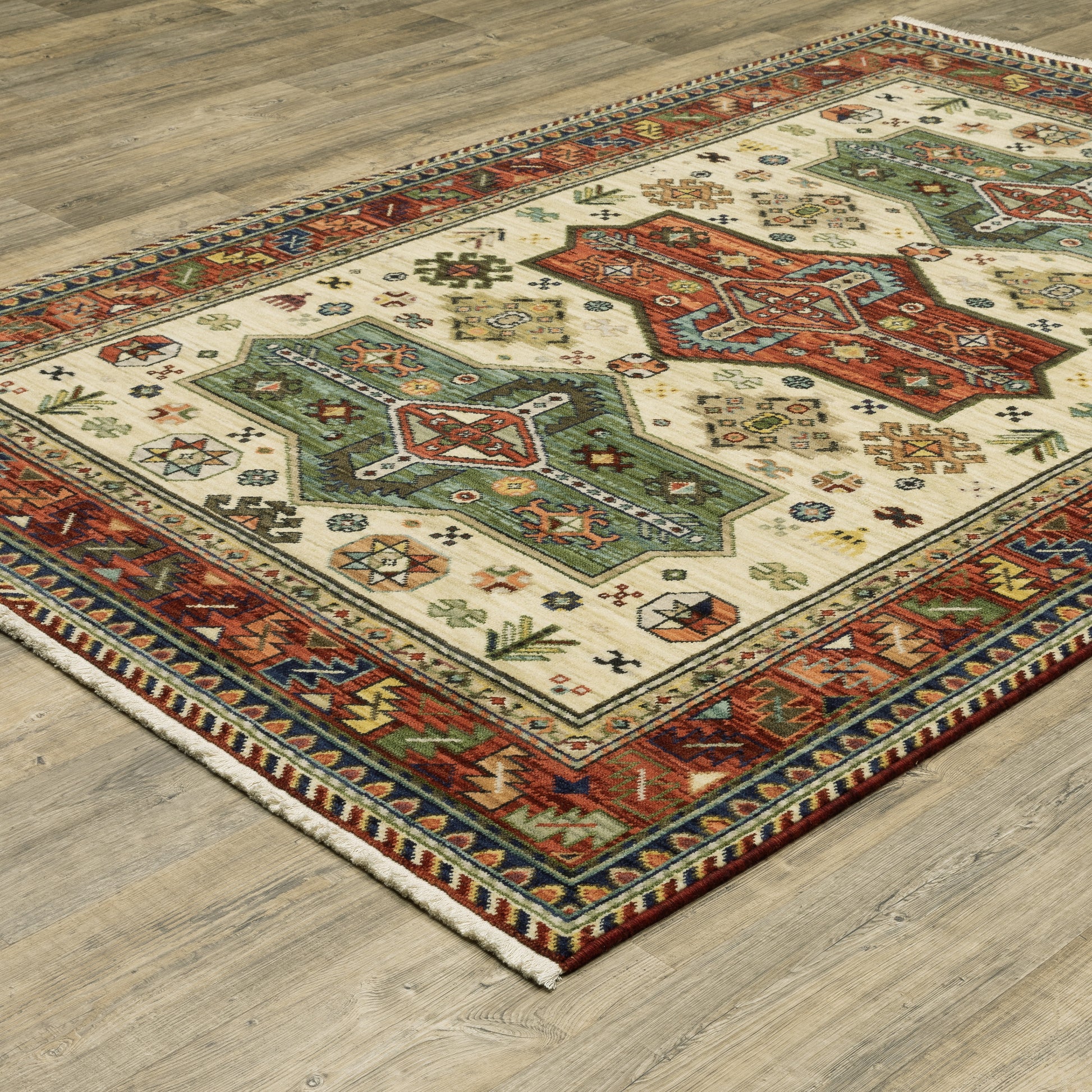 Oriental Weavers Lilihan  Red Multi Southwestern