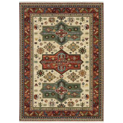 Oriental Weavers Lilihan  Red Multi Southwestern