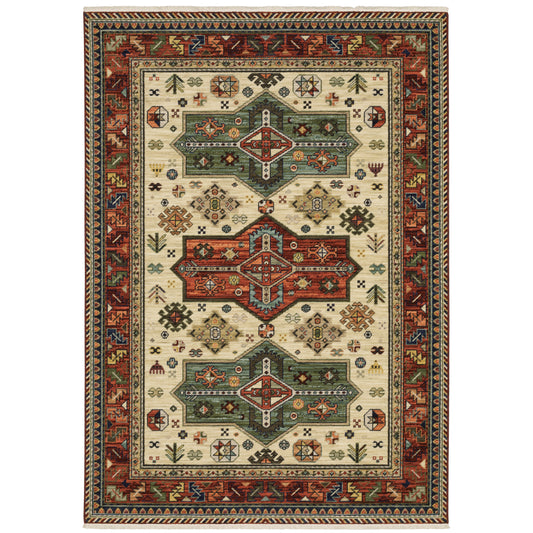 Oriental Weavers Lilihan  Red Multi Southwestern