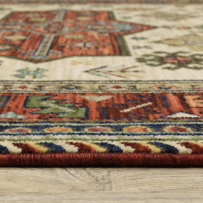 Oriental Weavers Lilihan  Red Multi Southwestern