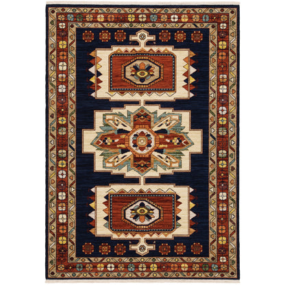 Oriental Weavers Lilihan  Blue Red Traditional