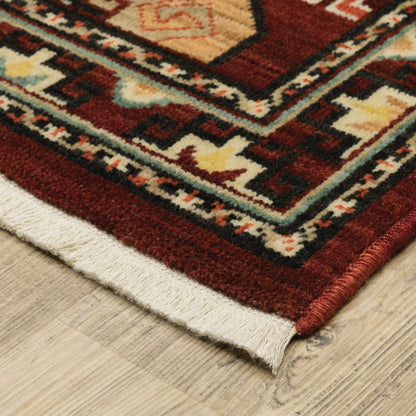 Oriental Weavers Lilihan  Red Blue Traditional